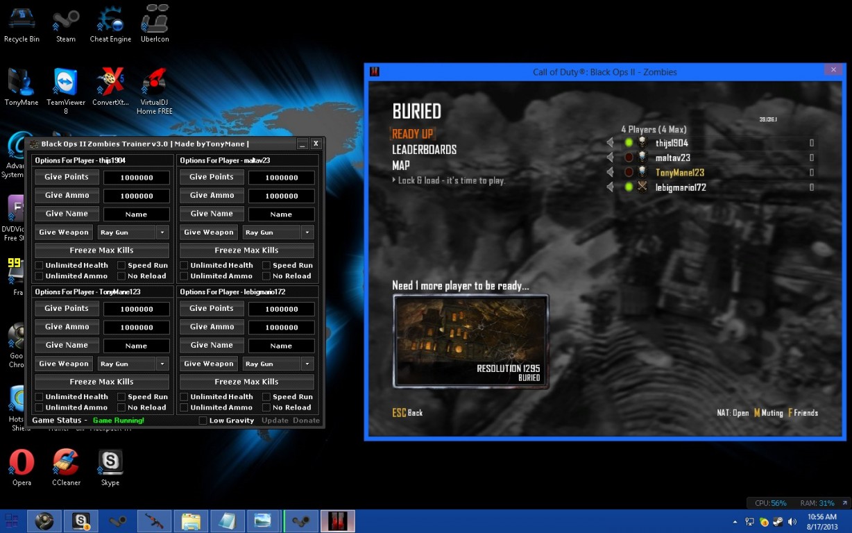 trainer call of duty black ops ii