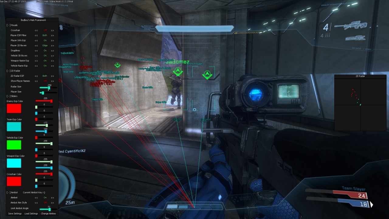 Halo Online Hack v1.2.1.b - Downloads - OldSchoolHack ... - 1280 x 720 jpeg 162kB