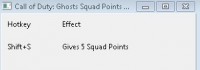 Call of Duty Ghosts infinite  Squad Points