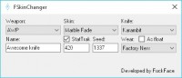 FSkinChanger v1.0.3 Screenshot