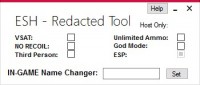 ESH - Redacted Tool v1.0 Screenshot