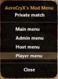 AeroCryX Mod Menu 1.1 Beta Screenshot