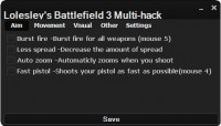 Lolesley's Battlefield 3 Multi-hack