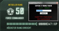 Crysis 2 Rang Hack