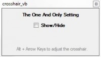 Unprofessional External Crosshair Screenshot